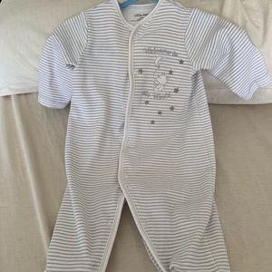 Unisex baby 2 pack footies
